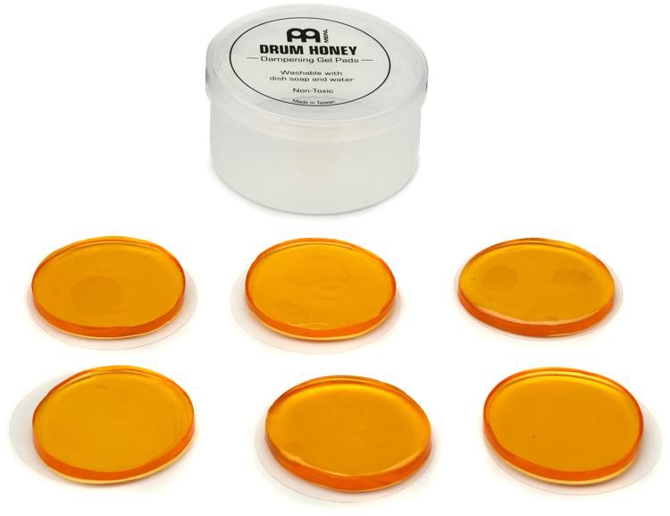 Meinl Drum Honey Dampening Gel Pads, 6pc