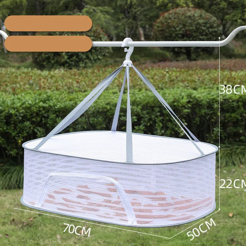 1/3 Tier Portable Household Drying Net Drying Fish Insect Proof Drying Net Folde