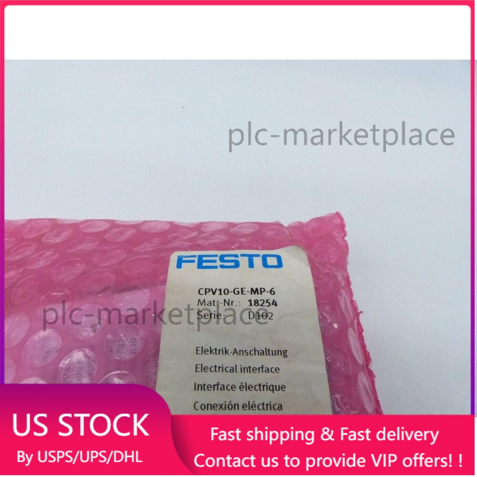 New Festo 18254 CPV10-GE-MP-6 Electrical interface