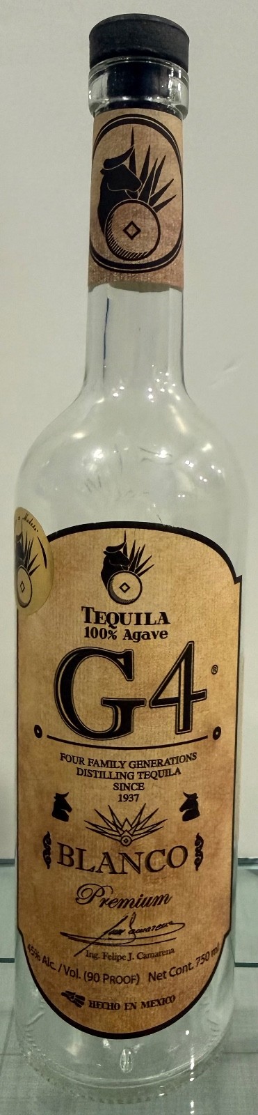 Tequila G4 Madera Blanco Empty Bottle Lot 2 Limited 661 out of 12096