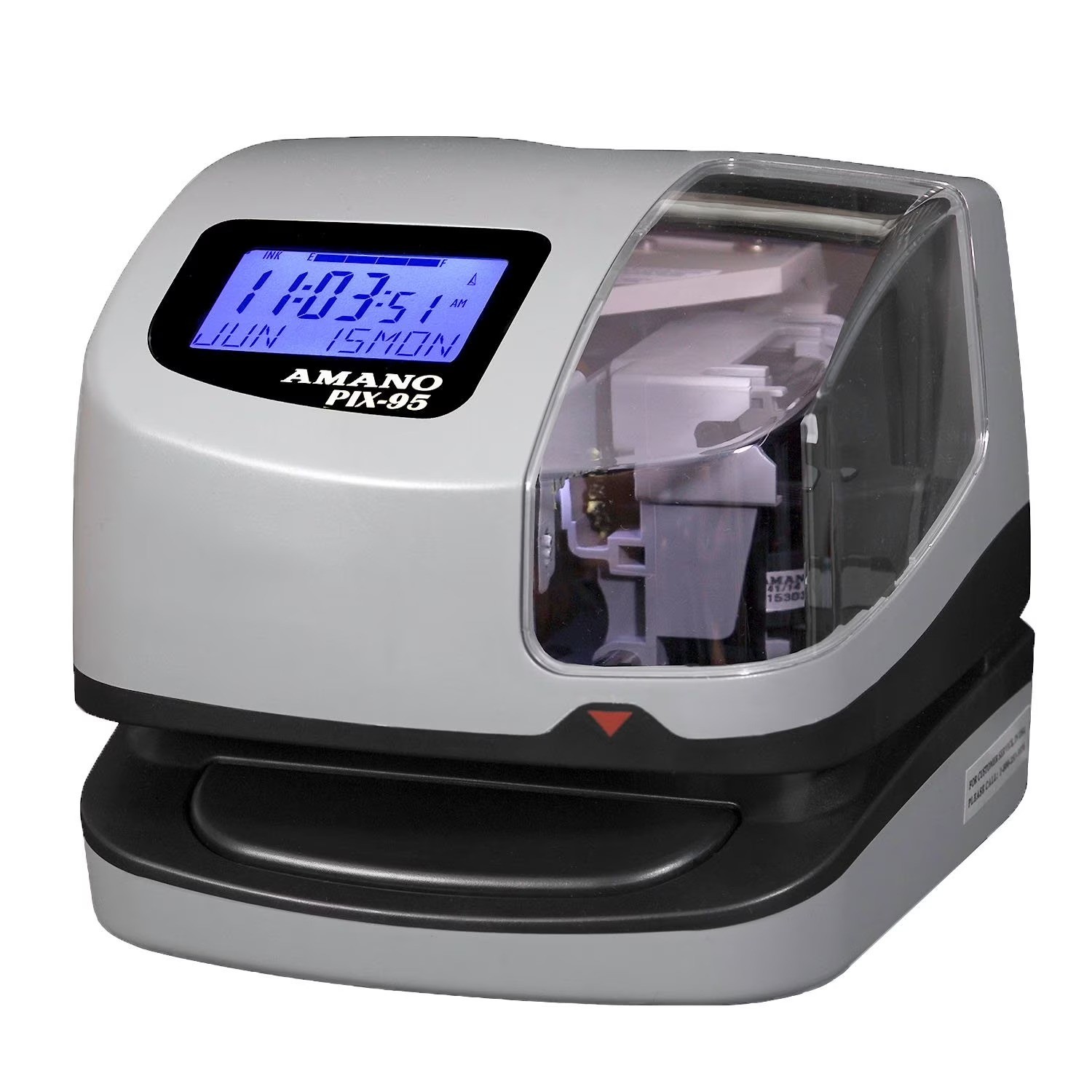 Amano PIX-95/A421 Electronic Time Clock Recorder Time Punch Clock LCD Display