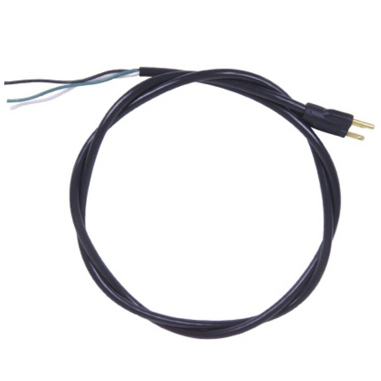 8ft Power Cord w/ 3 Prong Wire Connector Grounded 16AWG 3 Conductor AC