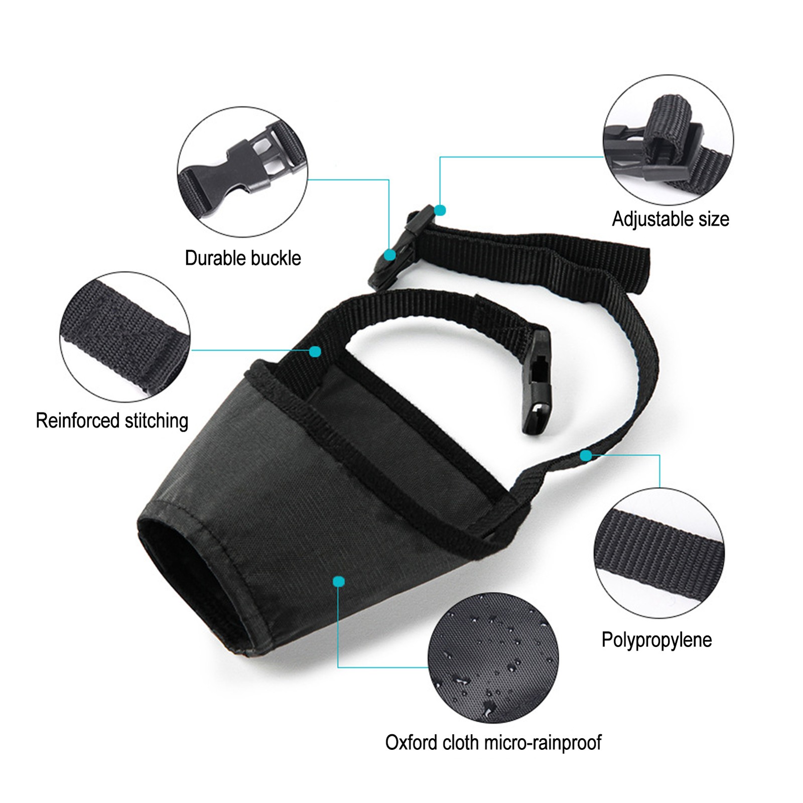 Dog Muzzle Dog Mouth Cover Anti Bite Anti Misuse Dog Mouth Cover YMMT
