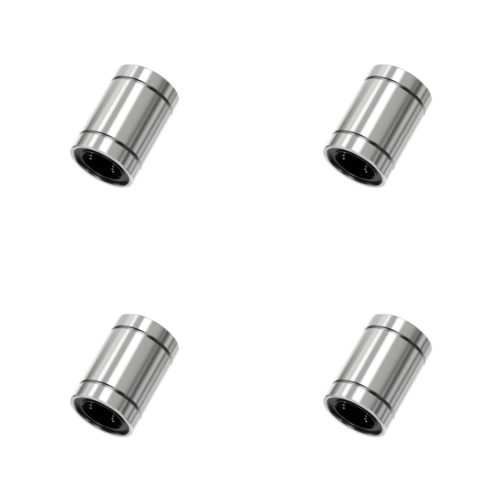 Skweawert 4PCS LM6UU Linear Ball Bearings, 6mm Bore Dia, 12mm OD, 19mm Length...