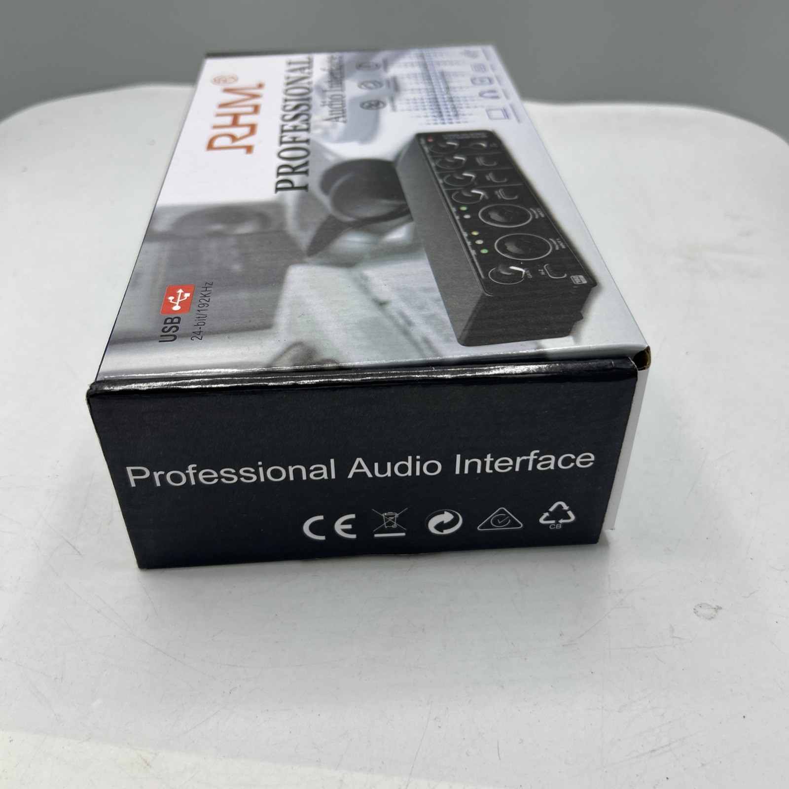 Audio Interface RHM 2 In 2 Out USB Audio Interface with 48V Phantom Power