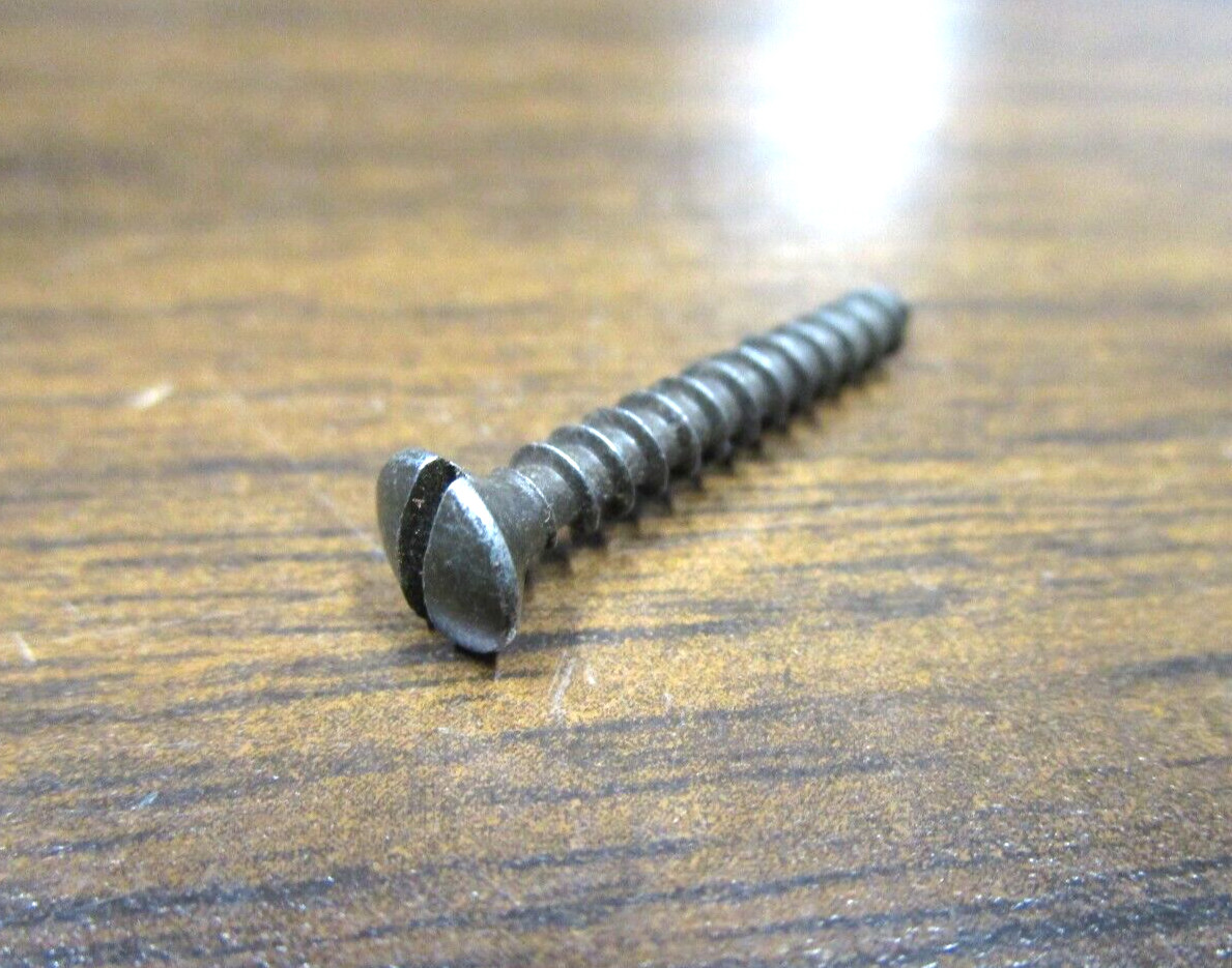 #3 CVA Steel Round Head Screw for Hawken, Mountain, Frontier Rifle Butt Plates