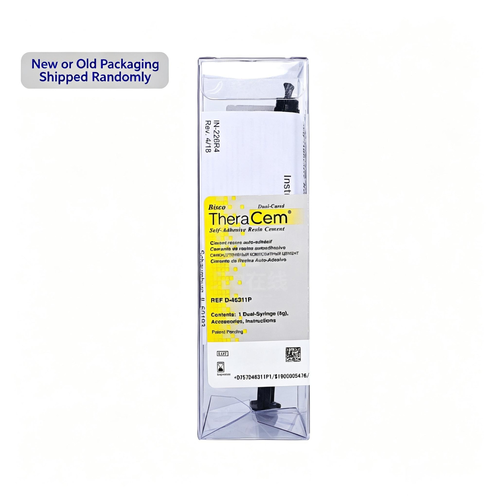 BISCO TheraCem Self-Adhesive Resin Cement 8g Dual-Cure Alkaline Dental Luting