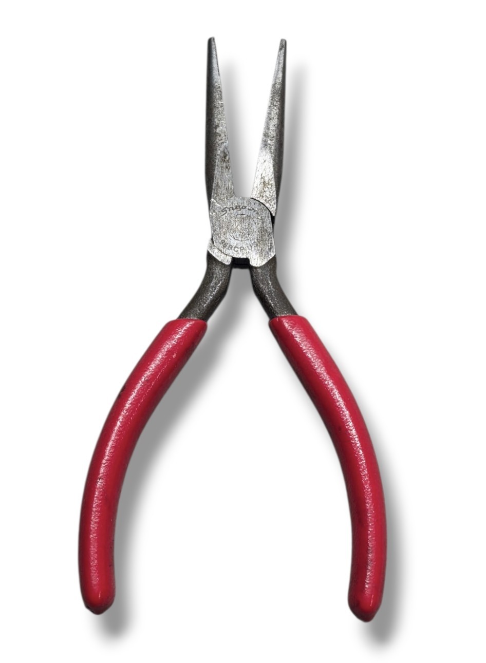 Snap-on 96BCP 7" Long Needle Nose Pliers Soft Grip USA