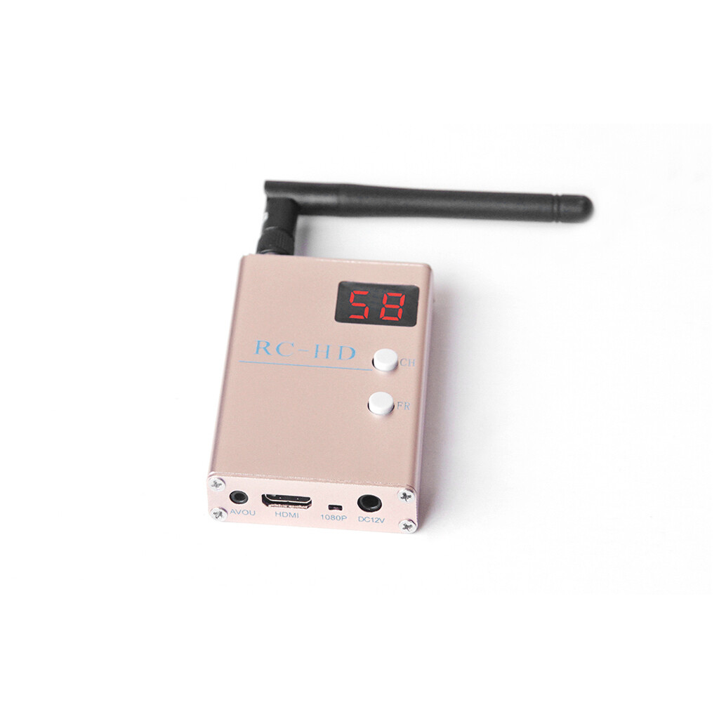 FPV 5.8G 5.8GHz 48 Channels RC-HD Video Receiver Output & A/V Power Cables New
