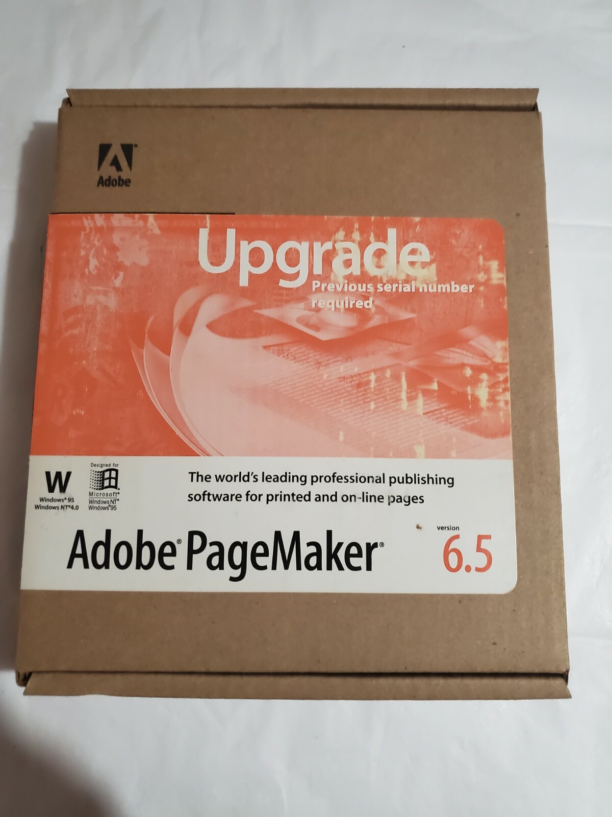 Adobe PageMaker 6.5 Windows Upgrade *Read Description