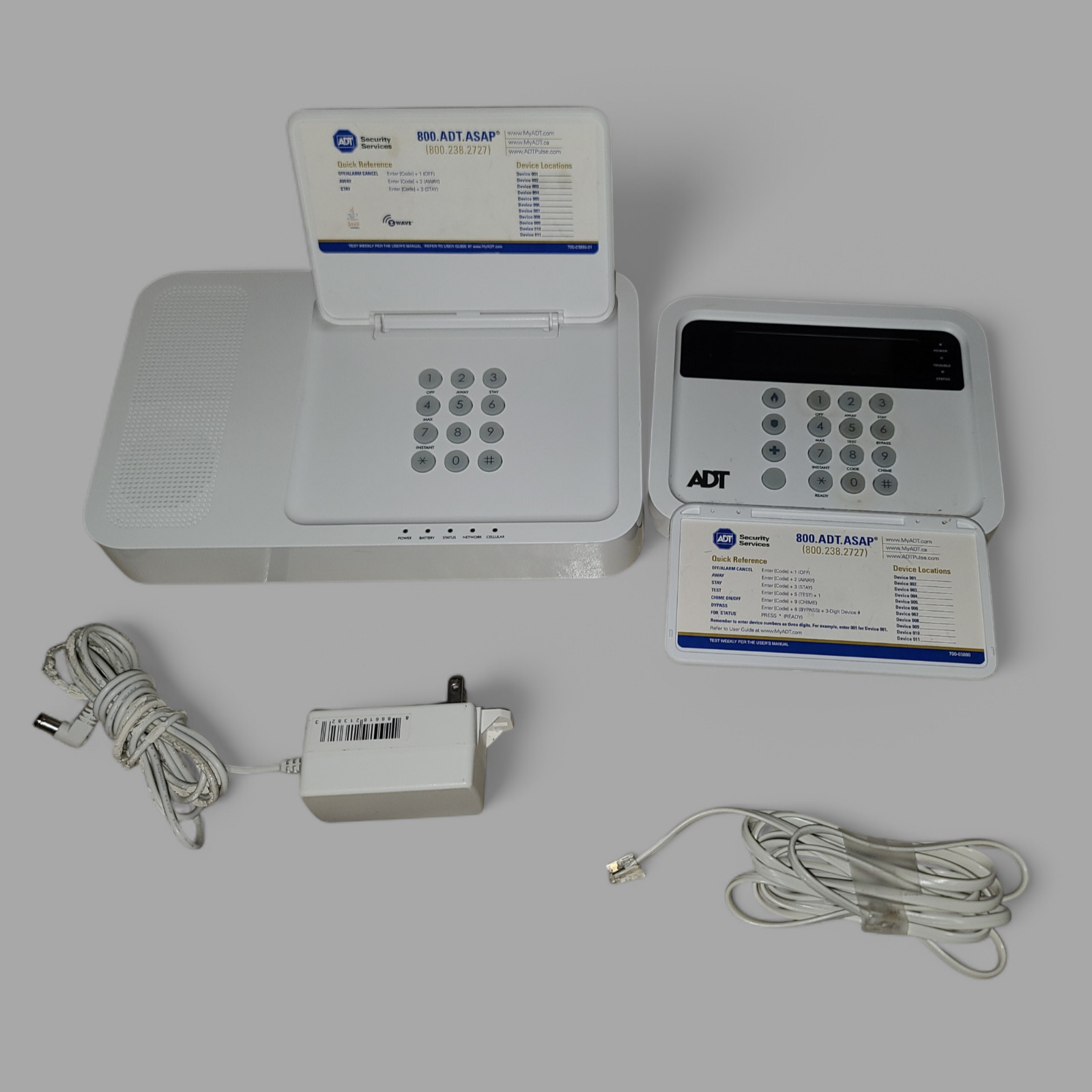 TSSCBASE AND TSSC-KP ADT / HONEYWELL ALARM BASE AND PANEL TSSC SERIES