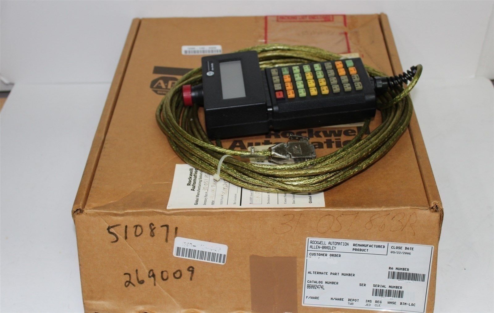 86002474L Allen-Bradley 8600 2474L 86002474L Teach Pendent