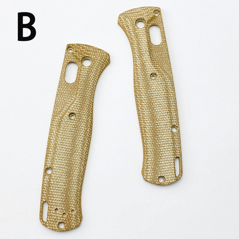 NEW Brushed Custom Knife Handle Micarta Scales Patch For Benchmade Bugout 535