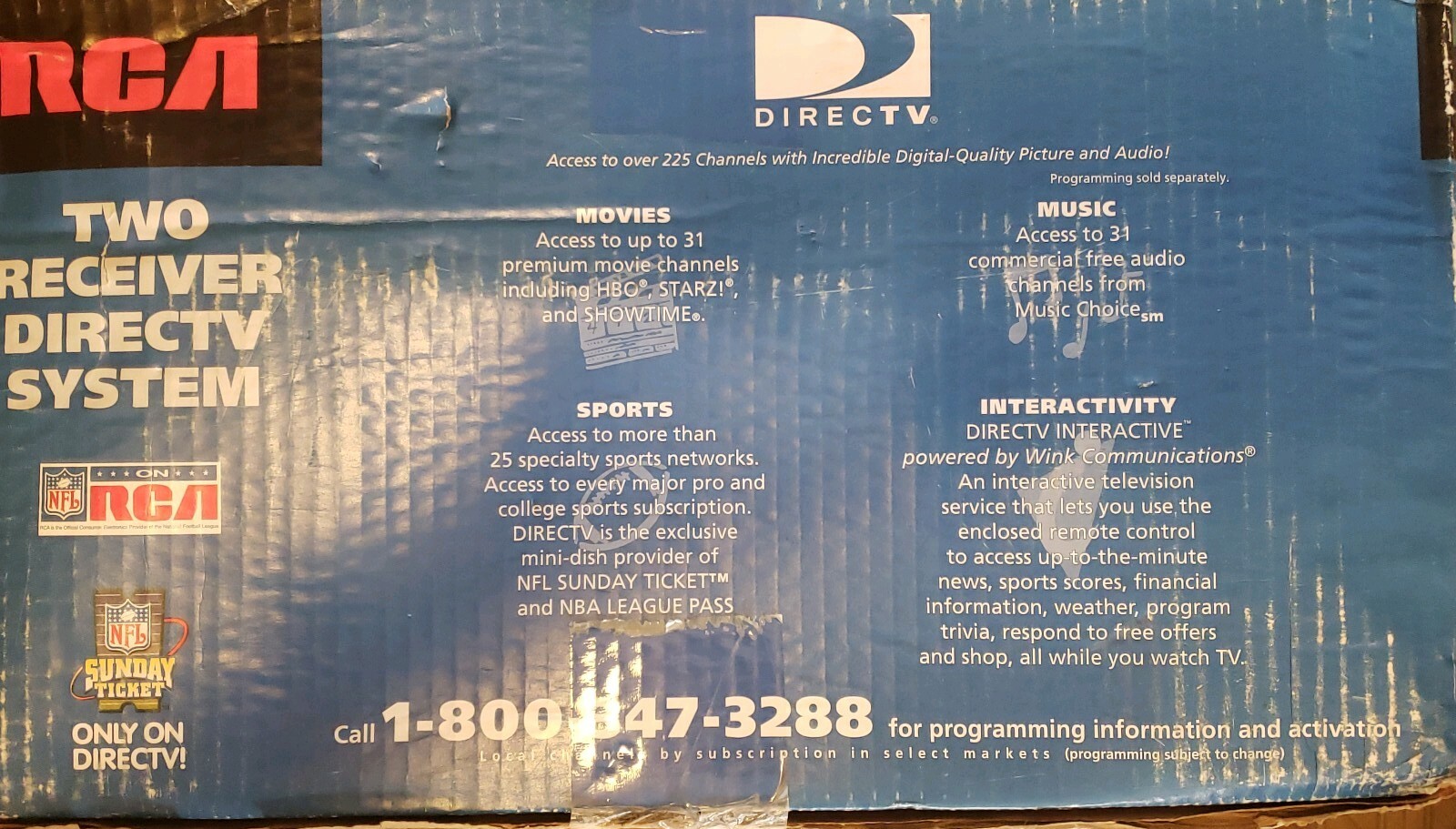 RCA TWO RECEIVER DIRECTV SYSTEM MODEL DSM433RGA