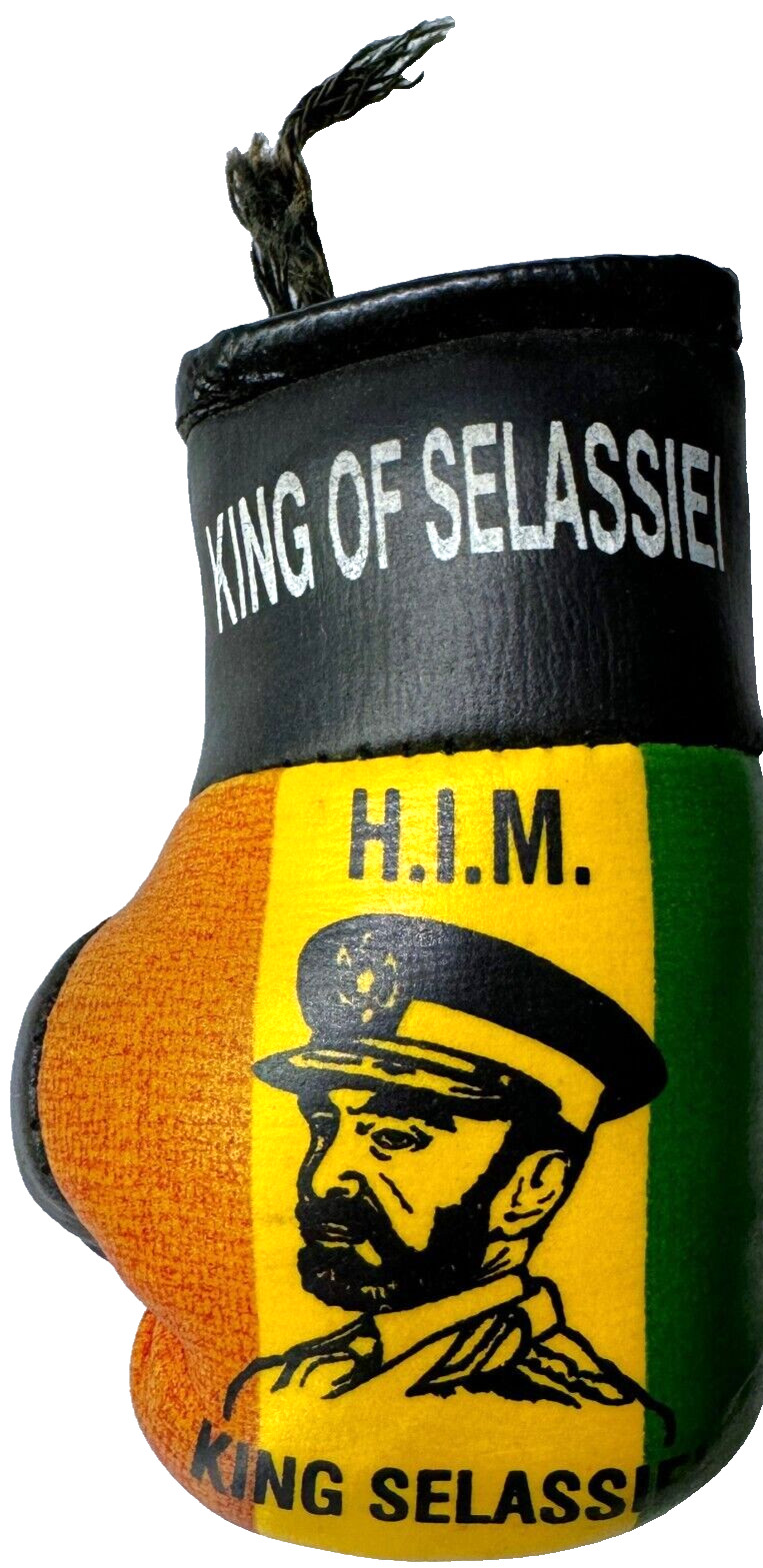 H.I.M. King Selassie KING OF SELASSIEI Mini Boxing Glove 3.5"