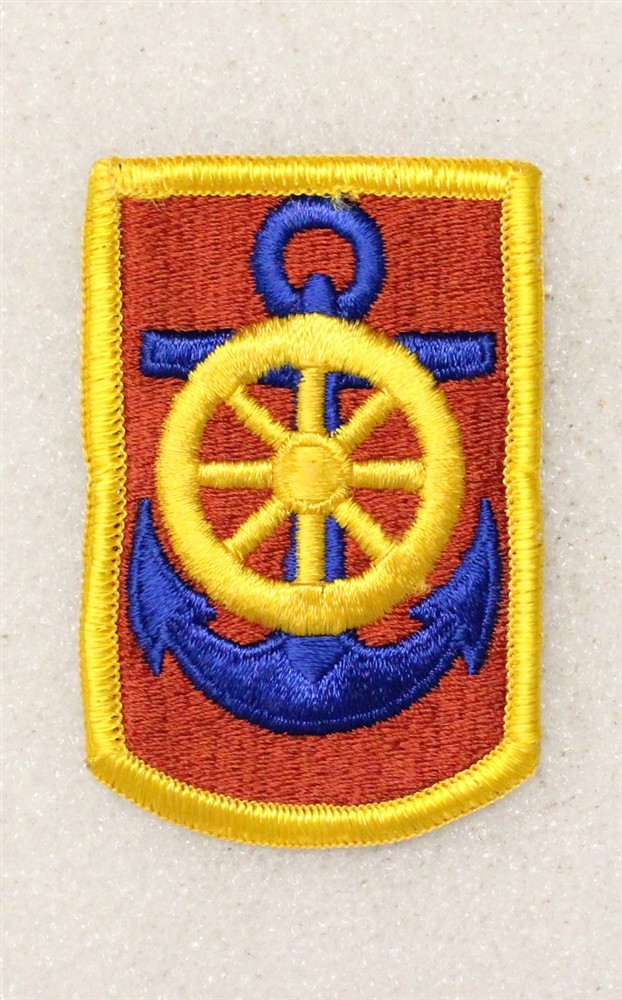 Army patch 5399 - 125th Transportation Brigade w/merrowed edge