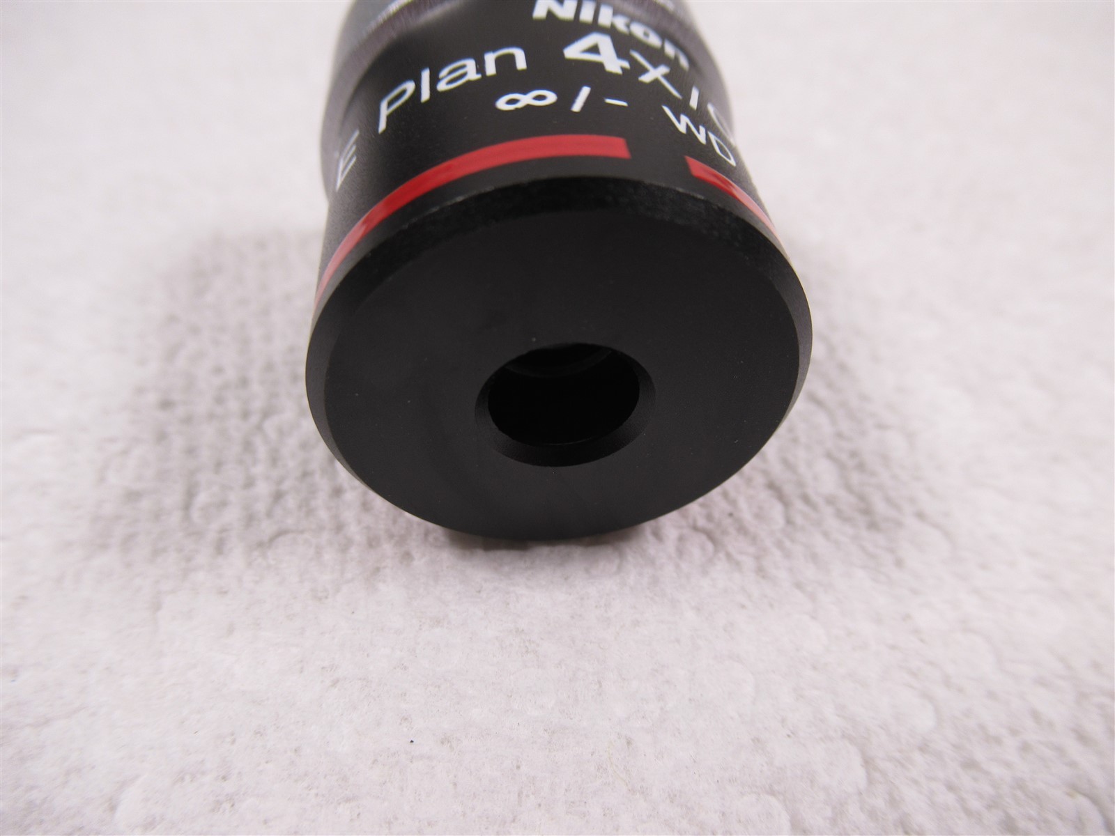 Nikon E Plan 4X Microscope Objective Lens Eclipse E200 Brightfield Microscopy