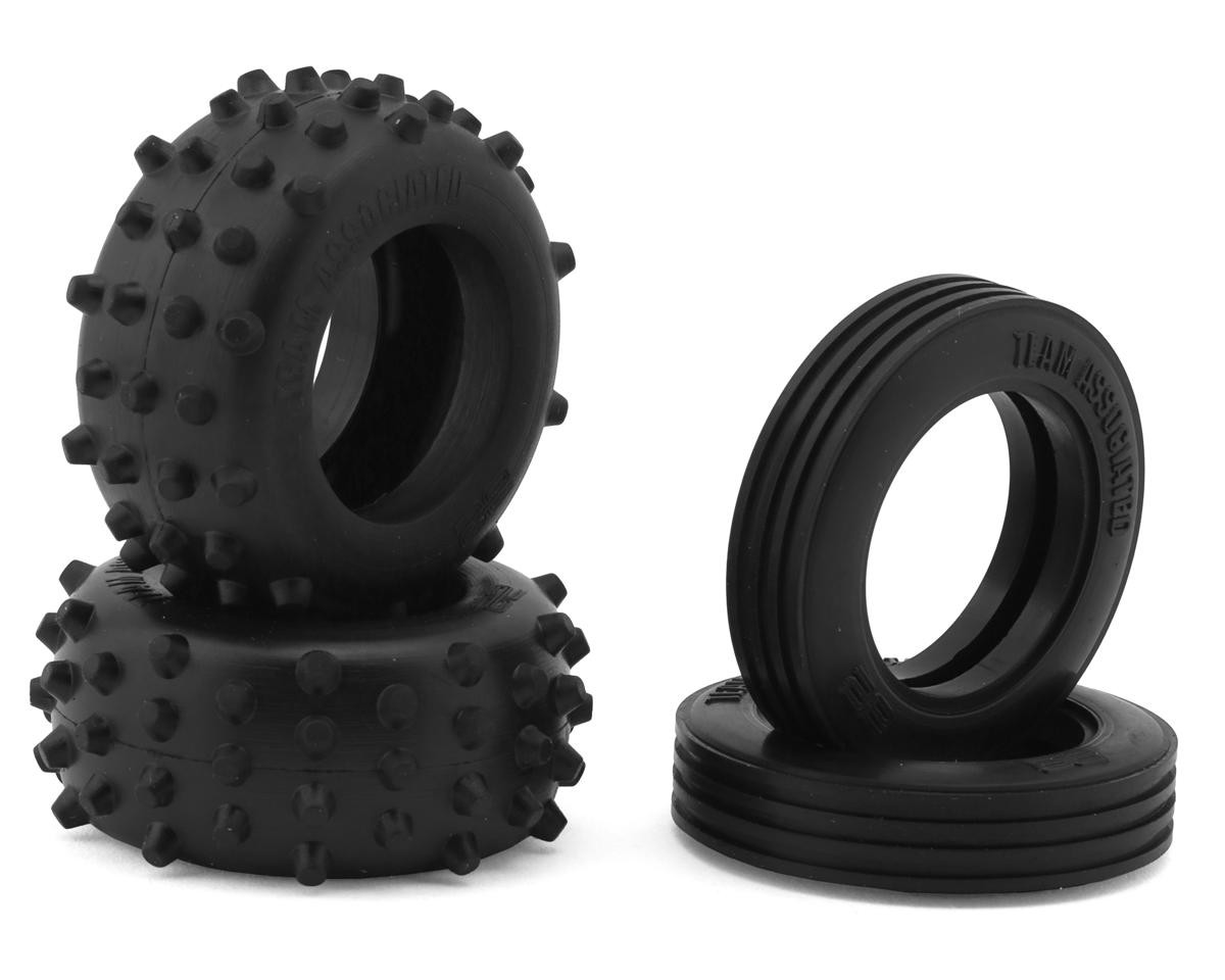 Team Associated RC10 Model 24 Front & Rear Tire Set [ASC21754]