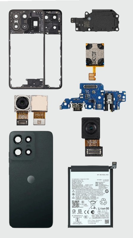 OEM Pulled All Original Replacement Parts MOTO G 5G (XT-2513/ 2025) Forest Gray,