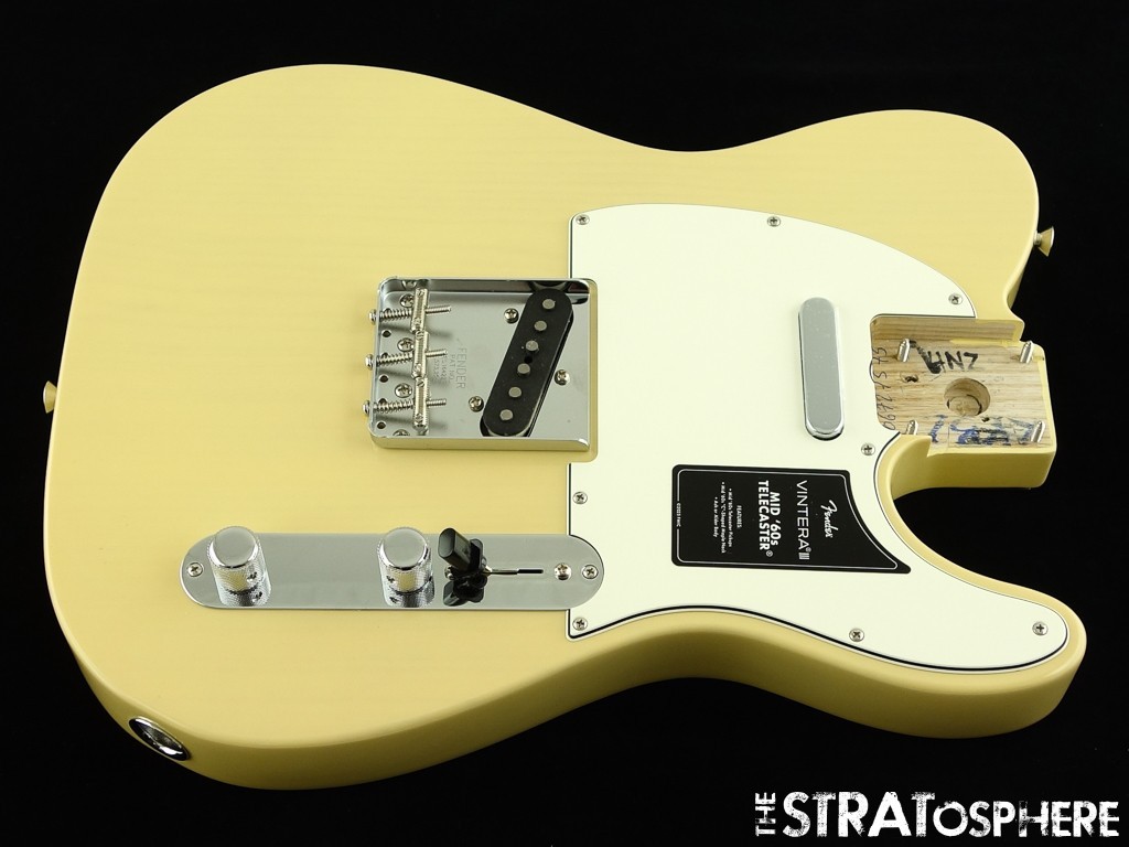 Fender Vintera III Mid 60s Telecaster Tele LOADED BODY Ash Vintage Blonde