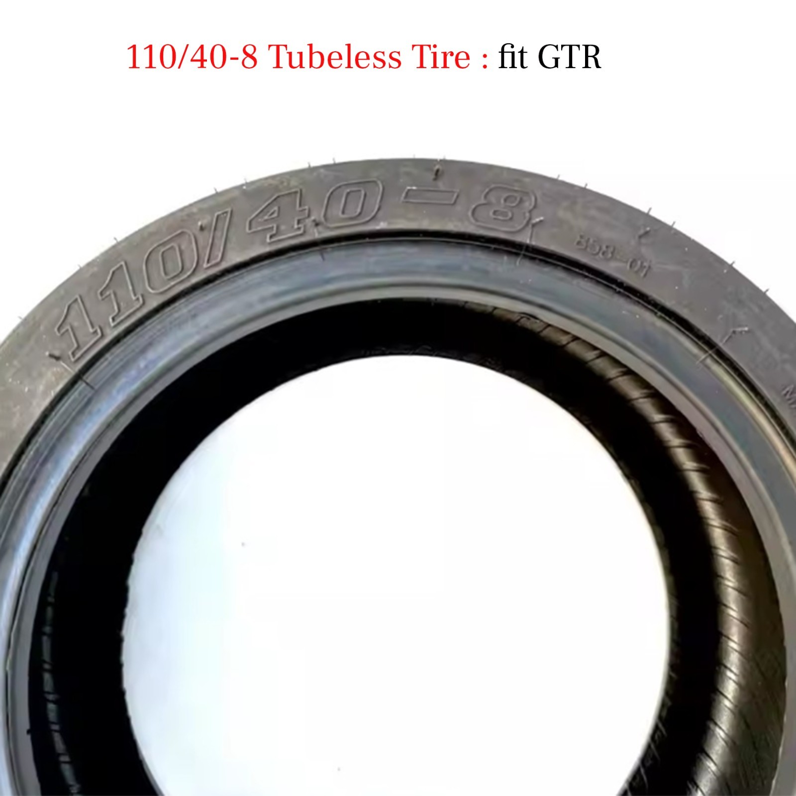110/40-8 Tubeless Tire Fit GTR Electric Scooter