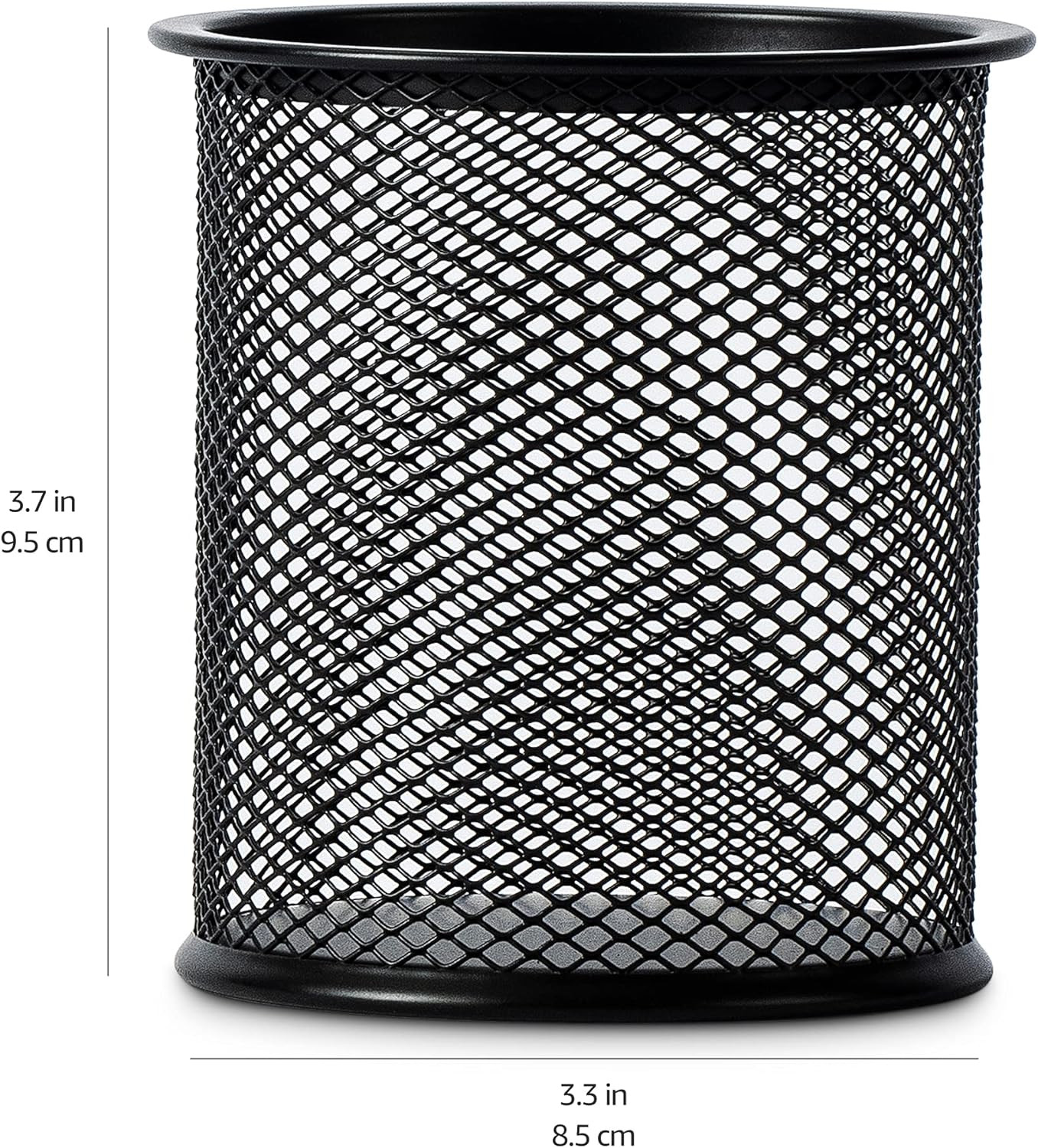 Wire Mesh Pen Cup, Black