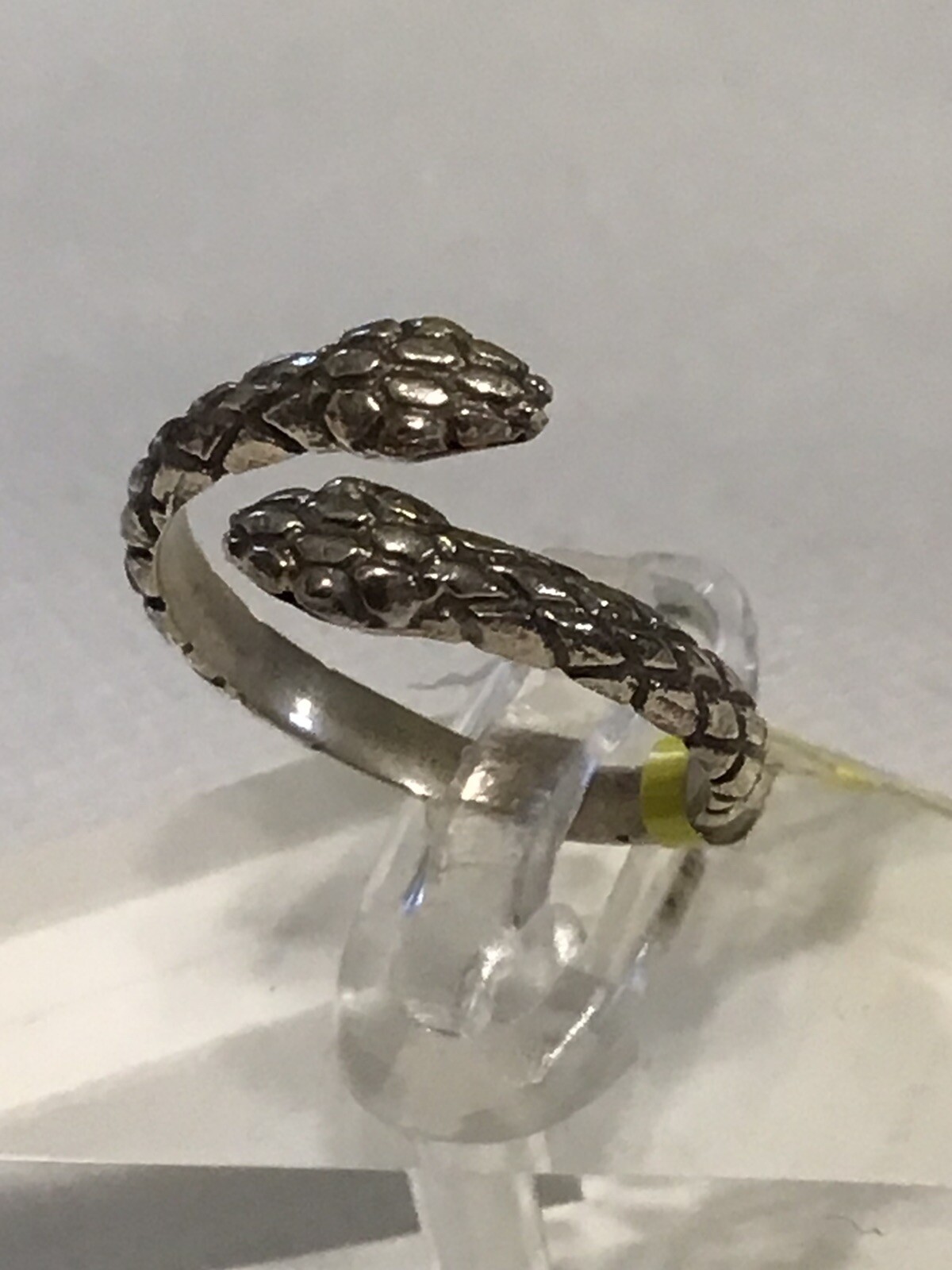 Artisan Crafted (Sz5-6) Bypass Snake Ring—Adjustable