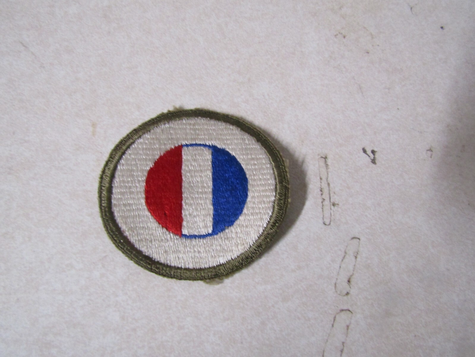 MILITARY PATCH OLD ORIGINAL WW2 ERA US ARMY GHQ GROUND FORCES GENERAL HEADQUARTE