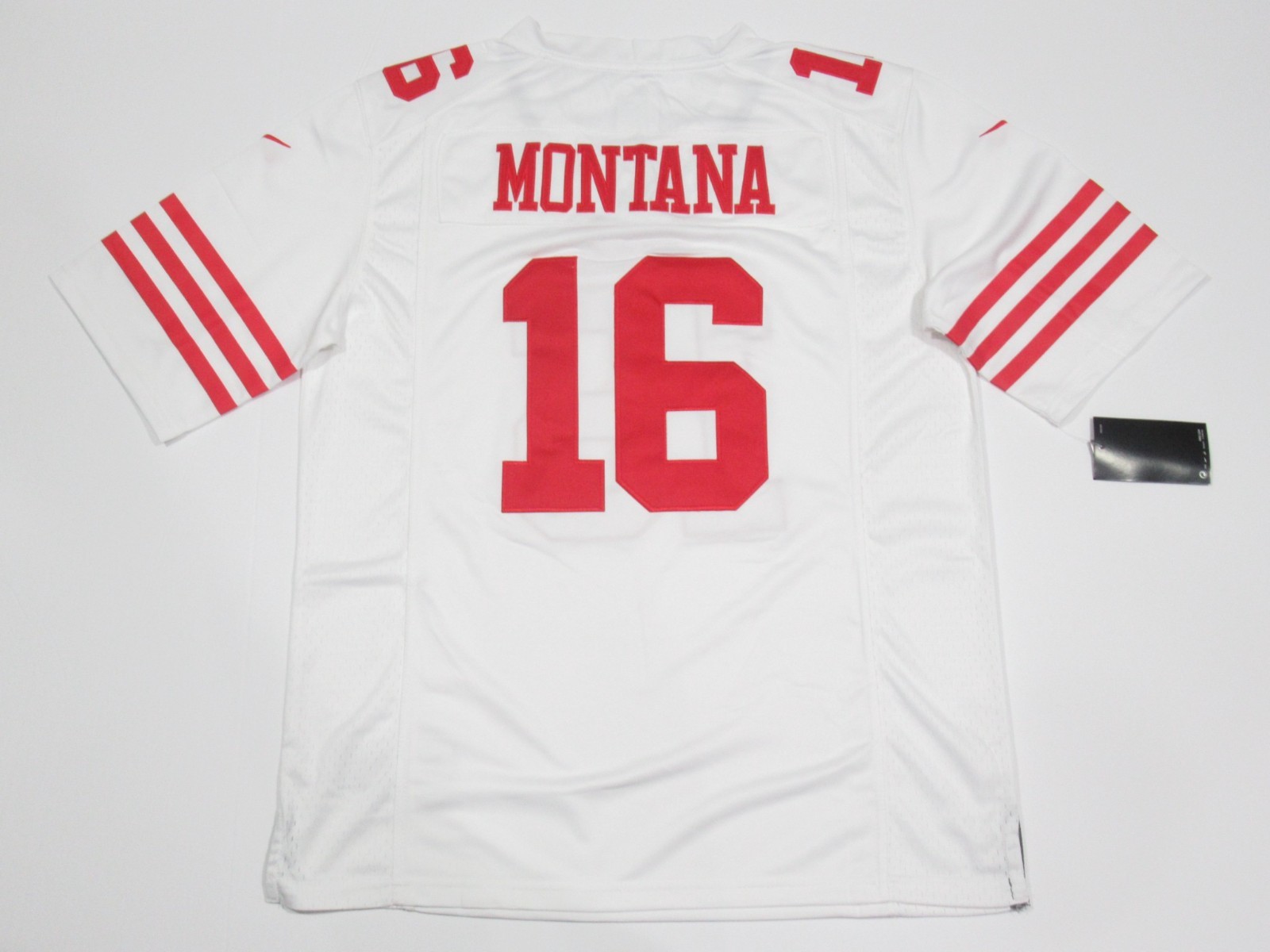 Joe Montana #16 San Francisco 49ers Men's Game Jersey White