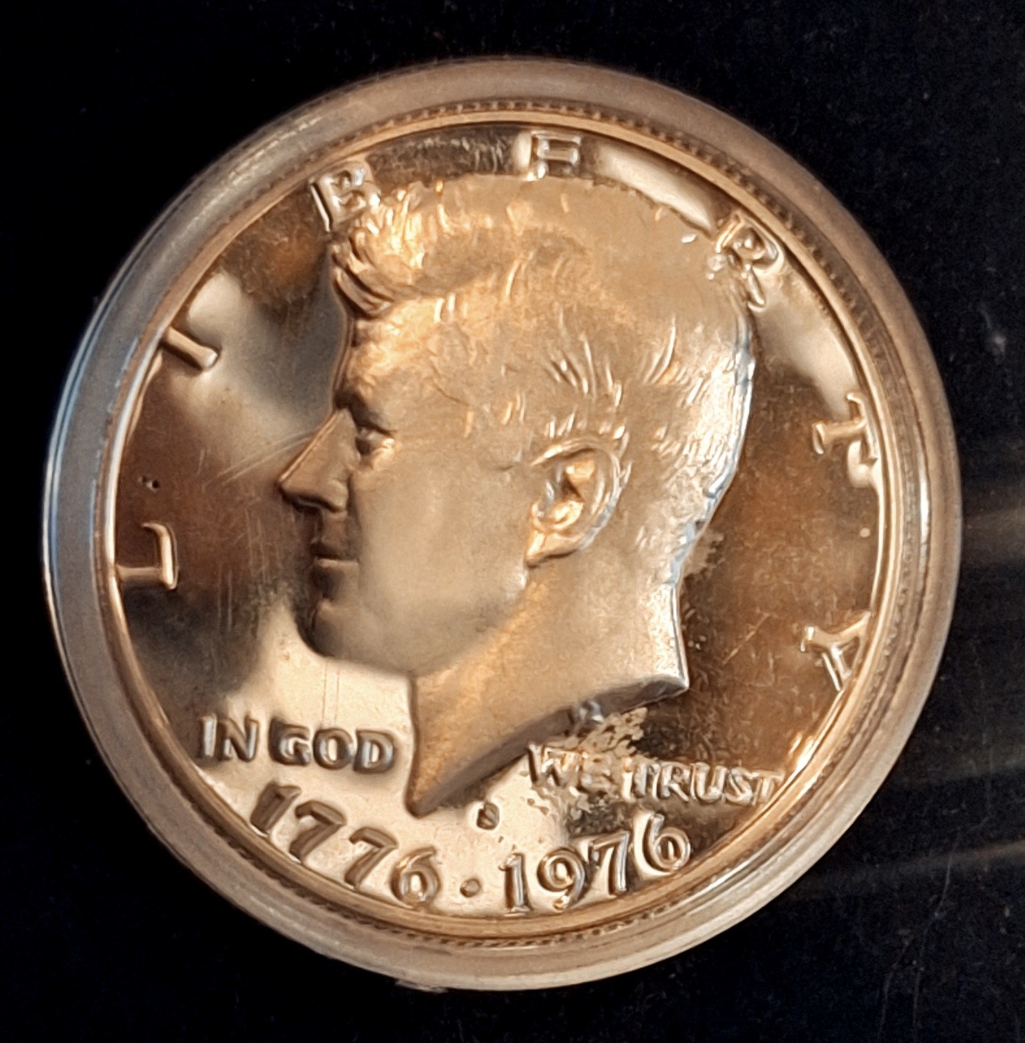 1976 Bicentennial 40% Silver Kennedy Half Dollar Proof