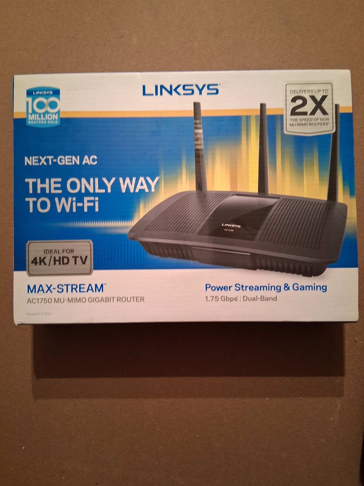 Linksys router EA7400 AC1750 MU-MIMO Gigabit Router CIB Complete Great condition