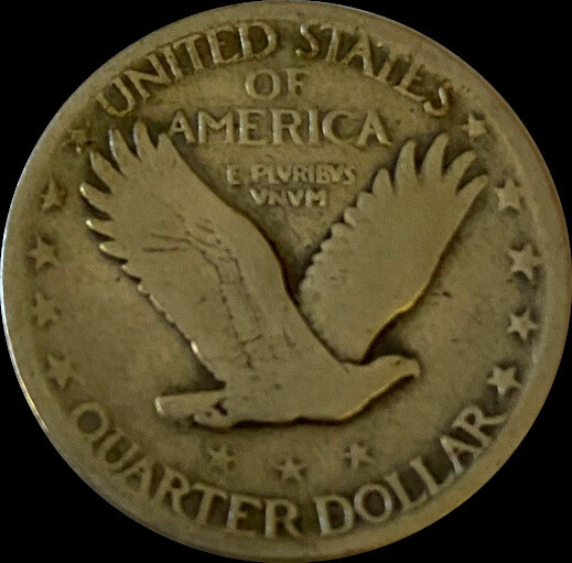 1930 Standing Liberty Quarter Fine Grade 90% Silver