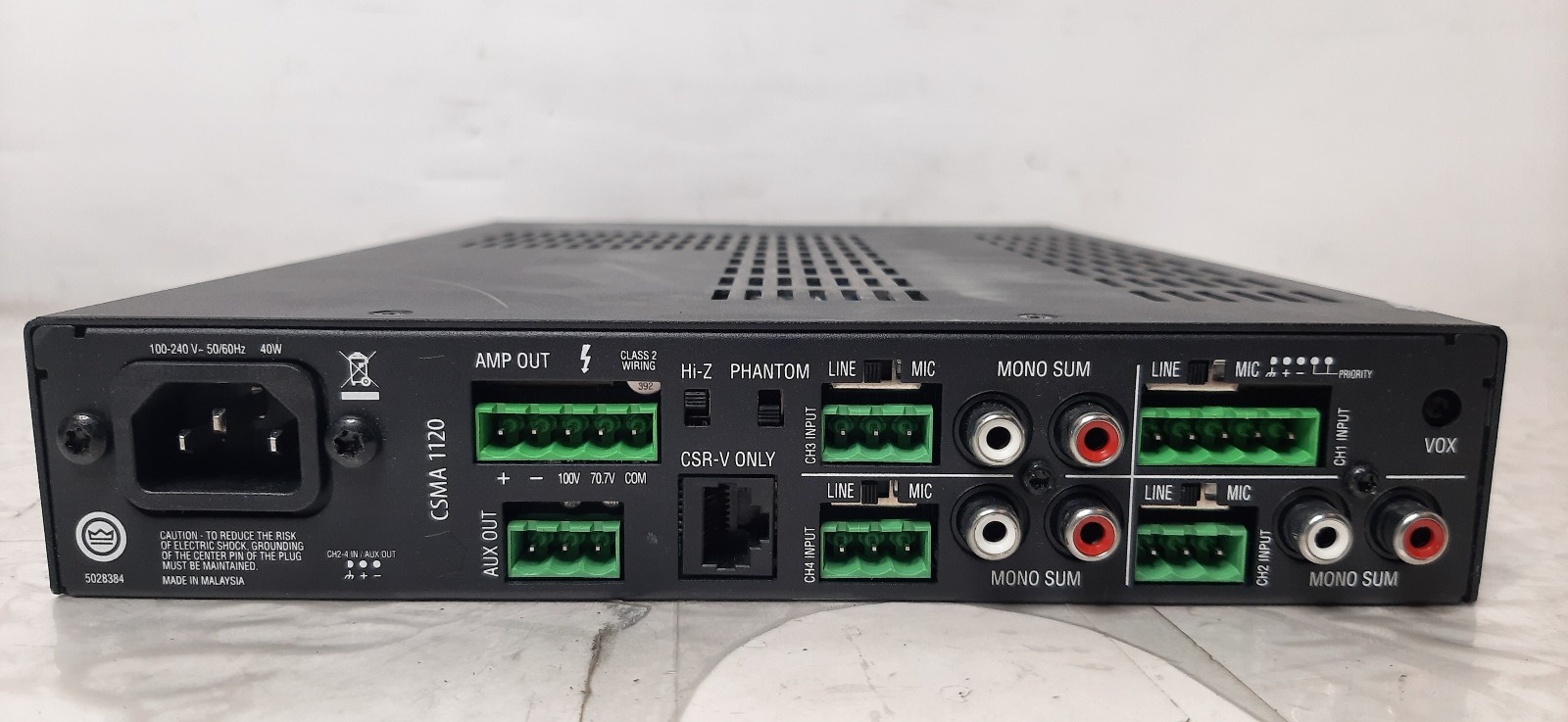 JBL CSMA 1120 MIXER/ AMPLIFIER