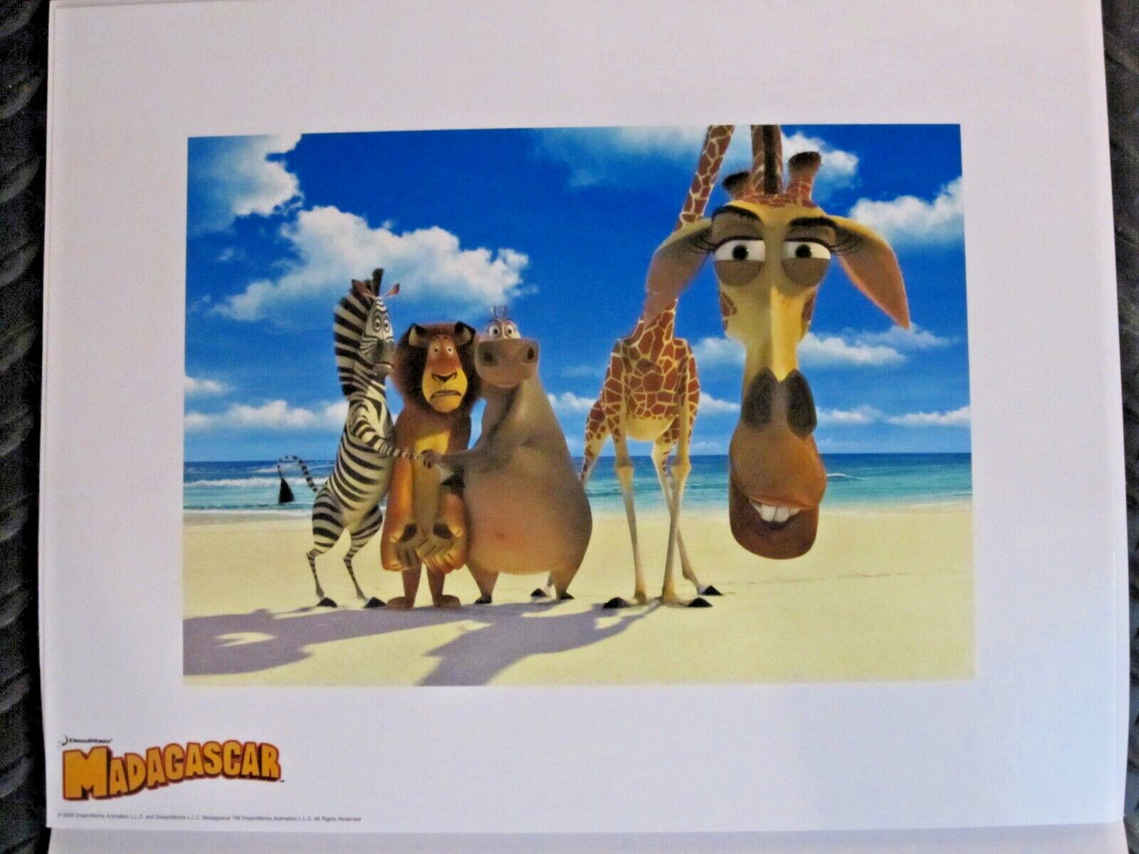 2005 Best Buy Exclusive Dreamworks Madagascar Collectors Edition Lithograph