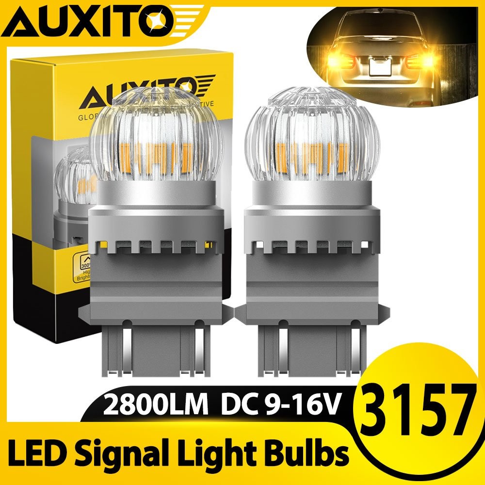 3157 3757 4157 3030 SMD LED Front Turn Signal Light Bulb Error Free Amber 3000K