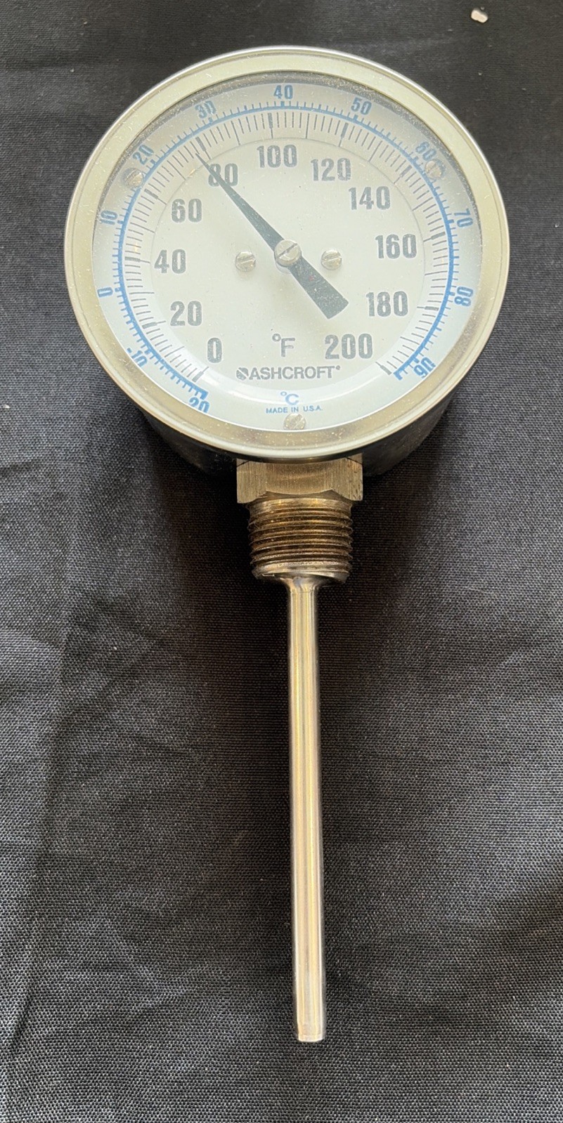 ASHCROFT 0-200 F Thermometer