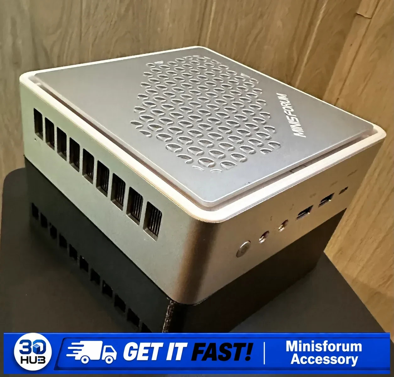 Minisforum HM90 Bottom Cooling Case - 2x 2.5" Disk Mount