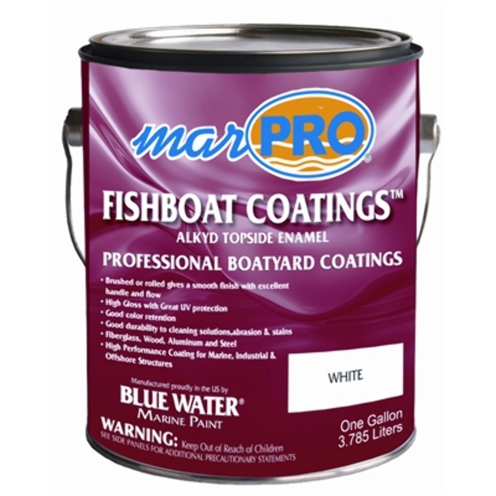 Marpro Paint Alkyd Topside Enamel MEDIUM GRAY GALLON Fishboat Coating Boat