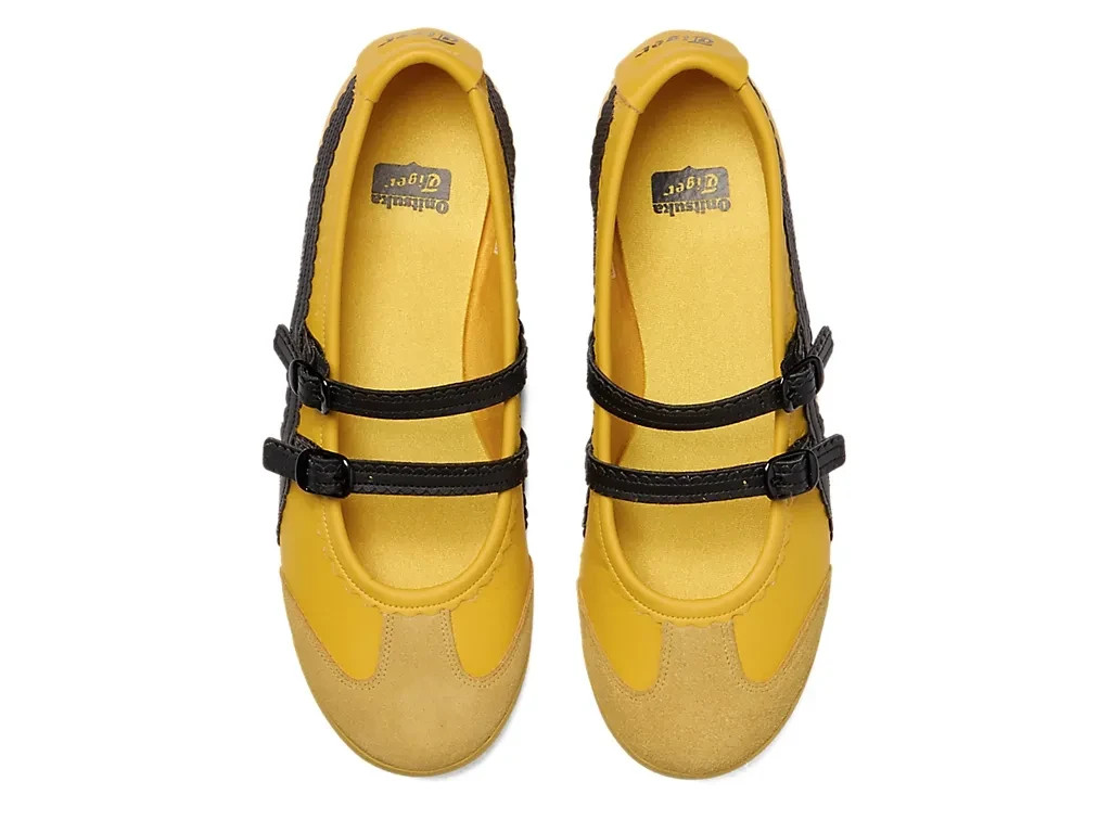 Onitsuka Tiger MEXICO 66 TGRS 1182A678 750 YELLOW/BLACK Women's Size
