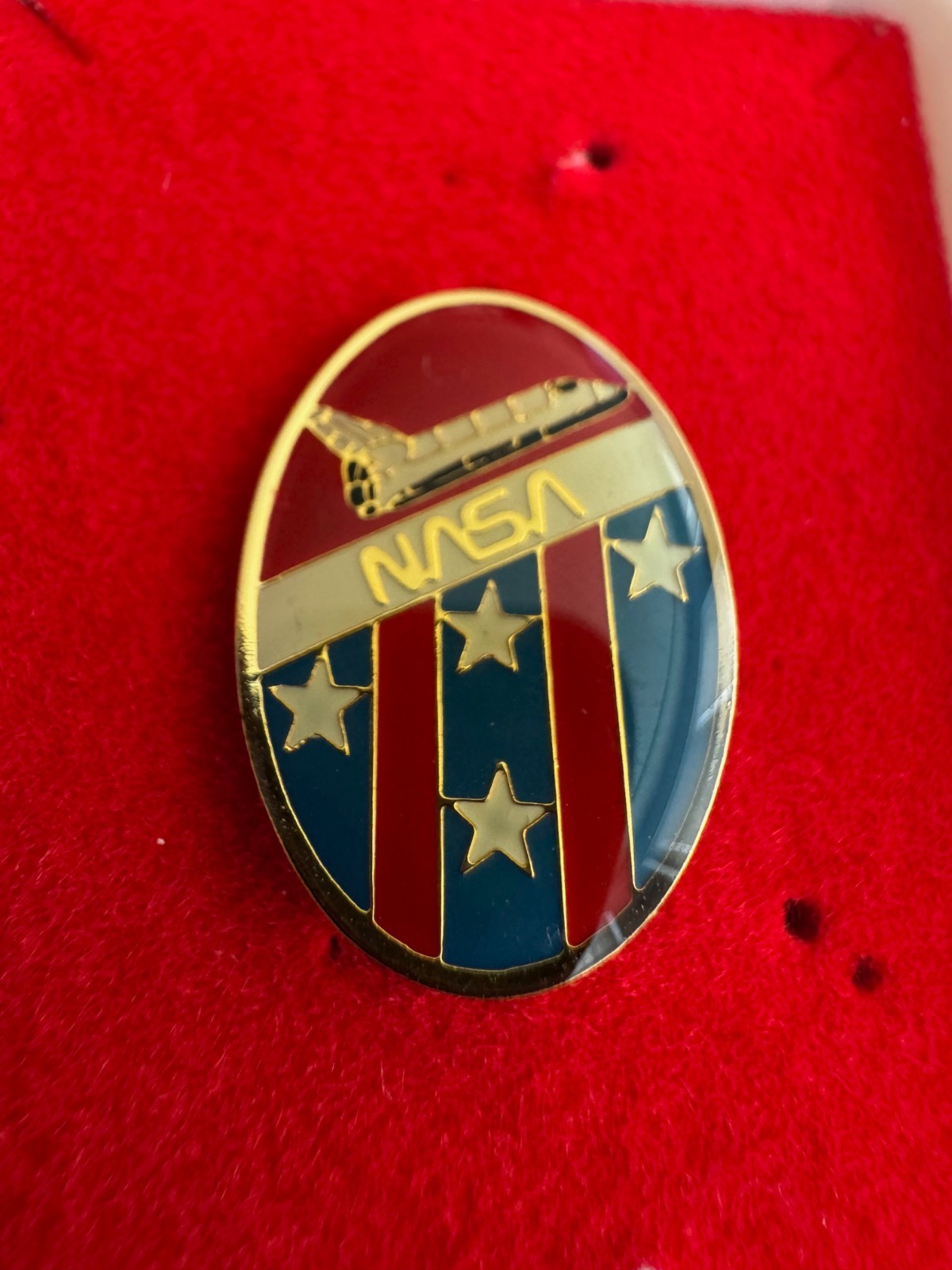 Vintage NASA Space Shuttle Lapel Pin - Missing Backing