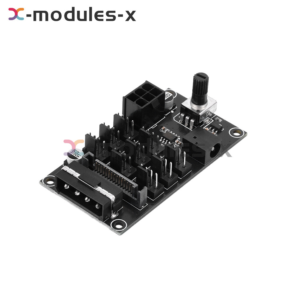 Computer Chassis PWM Violent Fan Speed Controller 9-Channel Fan Hub Controller
