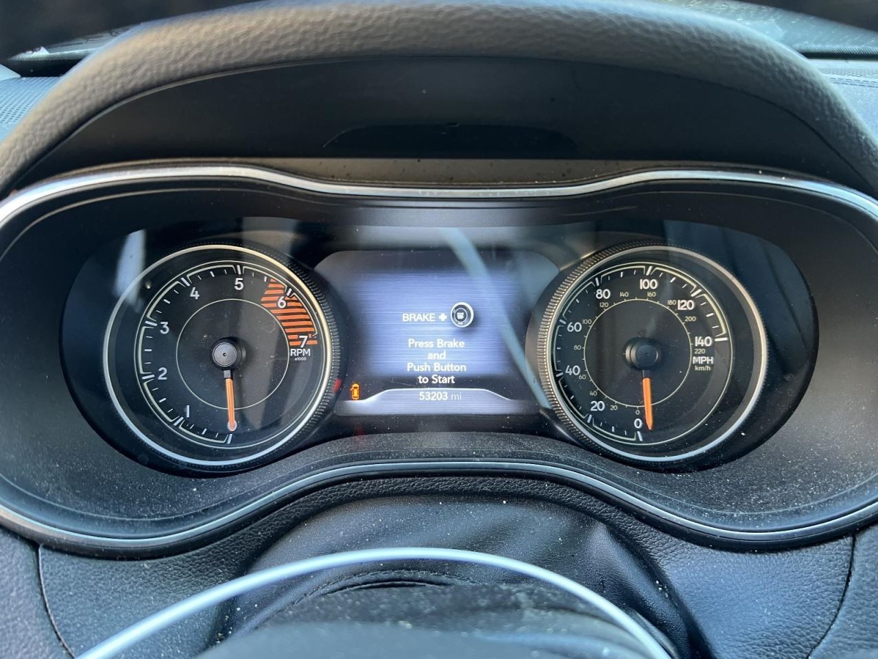 Speedometer Cluster 140 MPH 7.0" Screen Fits 19 CHEROKEE 219325