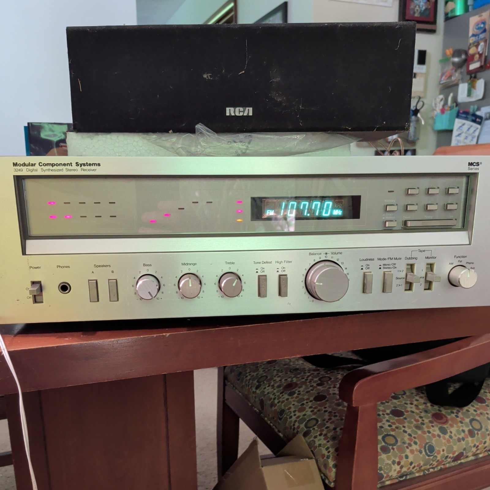 MCS 3249 Modular Component Systems Digital Synthesized Stereo Receiver