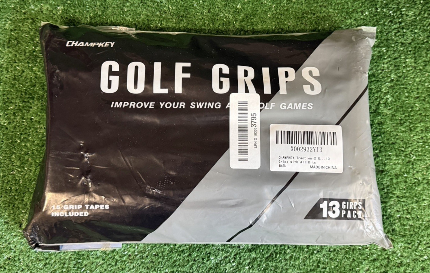Champkey Golf Standard Size Golf Grips 13 Grips with Tape Included, New