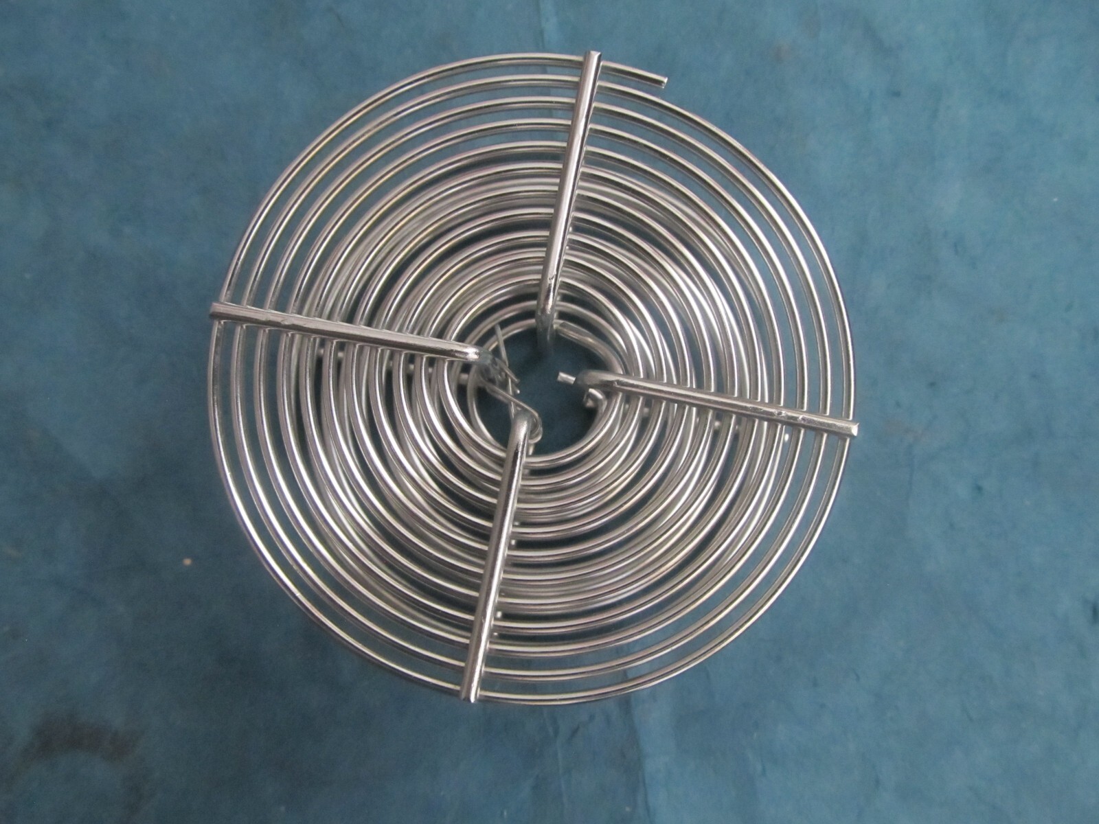 Vintage stainless-steel 35mm film spool for developing tank