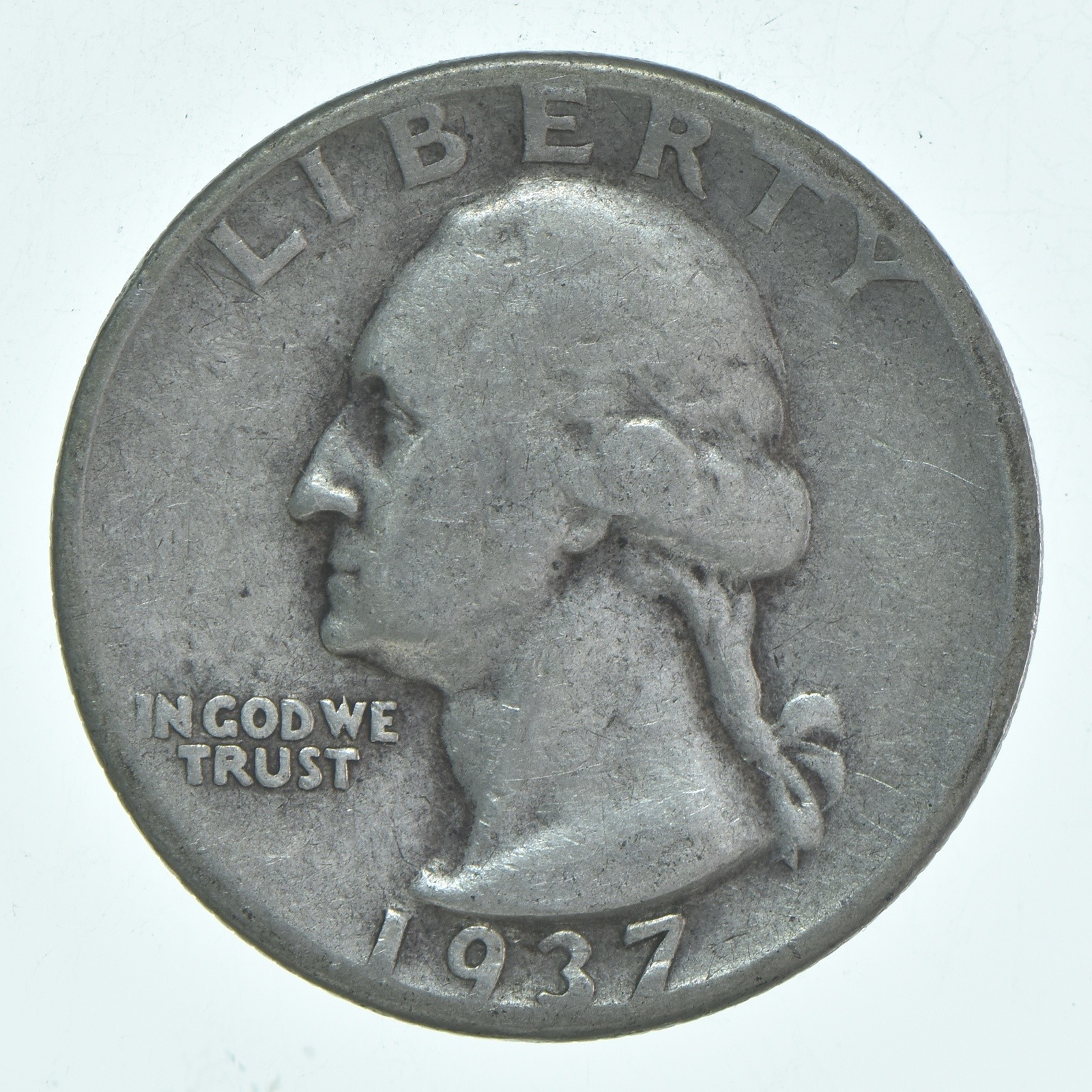 1937-D Washington Quarter Average Circ