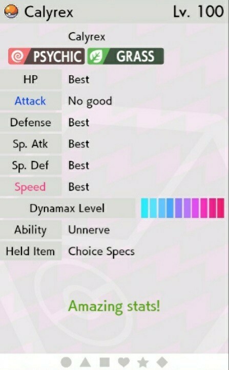 Calyrex For Pokémon Sword & Shield