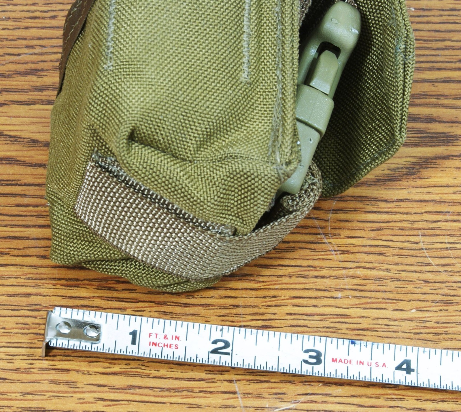 MOLLE USMC TAPE MEASURE, WALLET POUCH COYOTE BROWN EAGLE IND.