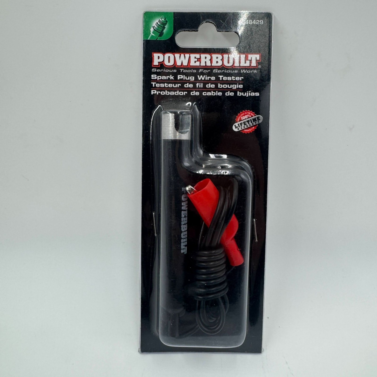 Powerbuilt Spark Plug Wire Tester #648429 Automotive Diagnostic Tool