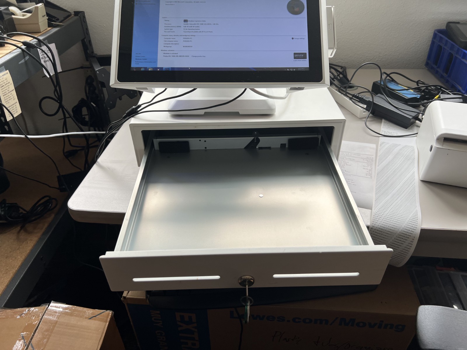 Touch Dynamic Pulse J1900 Acrobat POS Windows 7 W/ Touchscreen And Card Reader